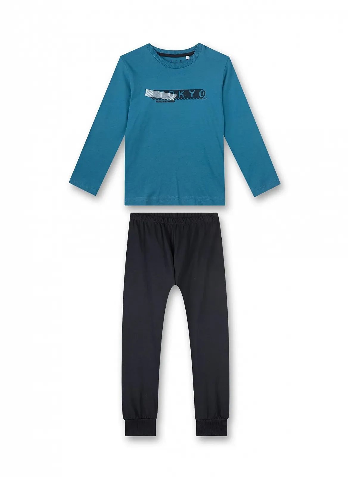 Піжама Sanetta Довга Синя для Хлопчиків, фото №1