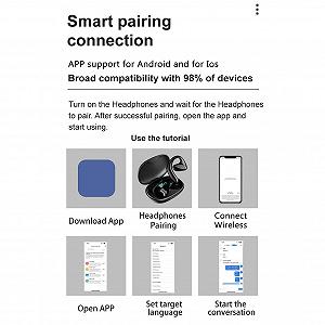 Наушники для перевода GOWENIC, беспроводные, интеллектуальные, 144 языка synthetic.ua - Фото 1