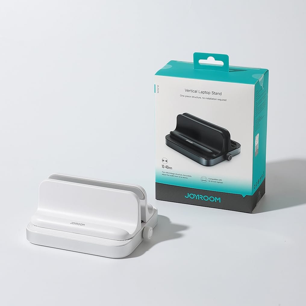 Вертикальная подставка для ноутбука JOYROOM JR-ZS374 (одинарный слот) - Белый, фото №4