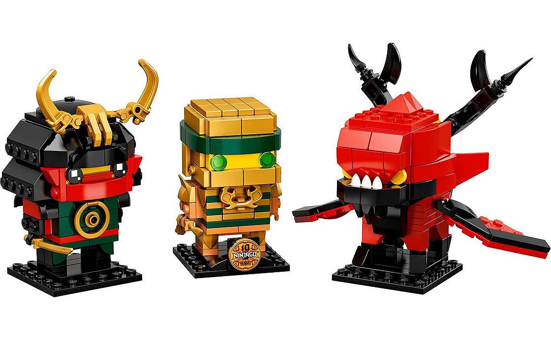 Детский конструктор LEGO Brick Headz 10-я годовщина Ninjago (40490), фото №2