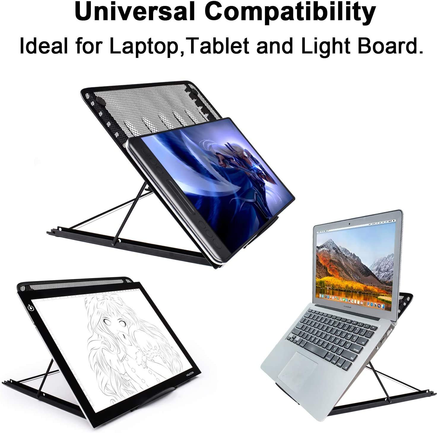 Подставка для световой панели Fayet Large Version Регулируемая 12 углов Нескользящая подставка для XP-Pen Artist Huion, фото №2