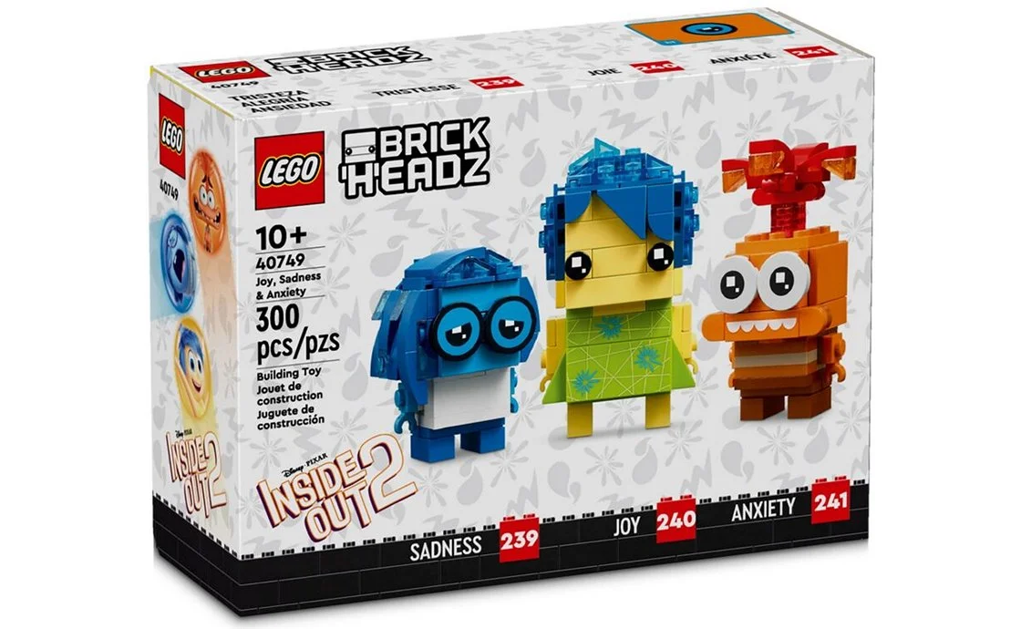 Конструктор Лего LEGO Brick Headz Радость, Печаль и Тревожность (40749), фото №1 Конструктор Лего LEGO Brick Headz Радость, Печаль и Тревожность (40749), фото №1