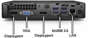 Міні ПК HP AMD Athlon 200GE 8GB 256GB Чорний synthetic.ua - Фото 1