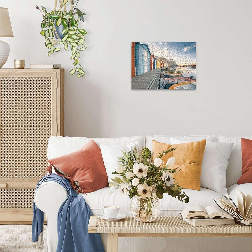 Пазл Ravensburger Скандинавские места 12000847 Лодочные домики в Смёгене 500 элементов, фото №4