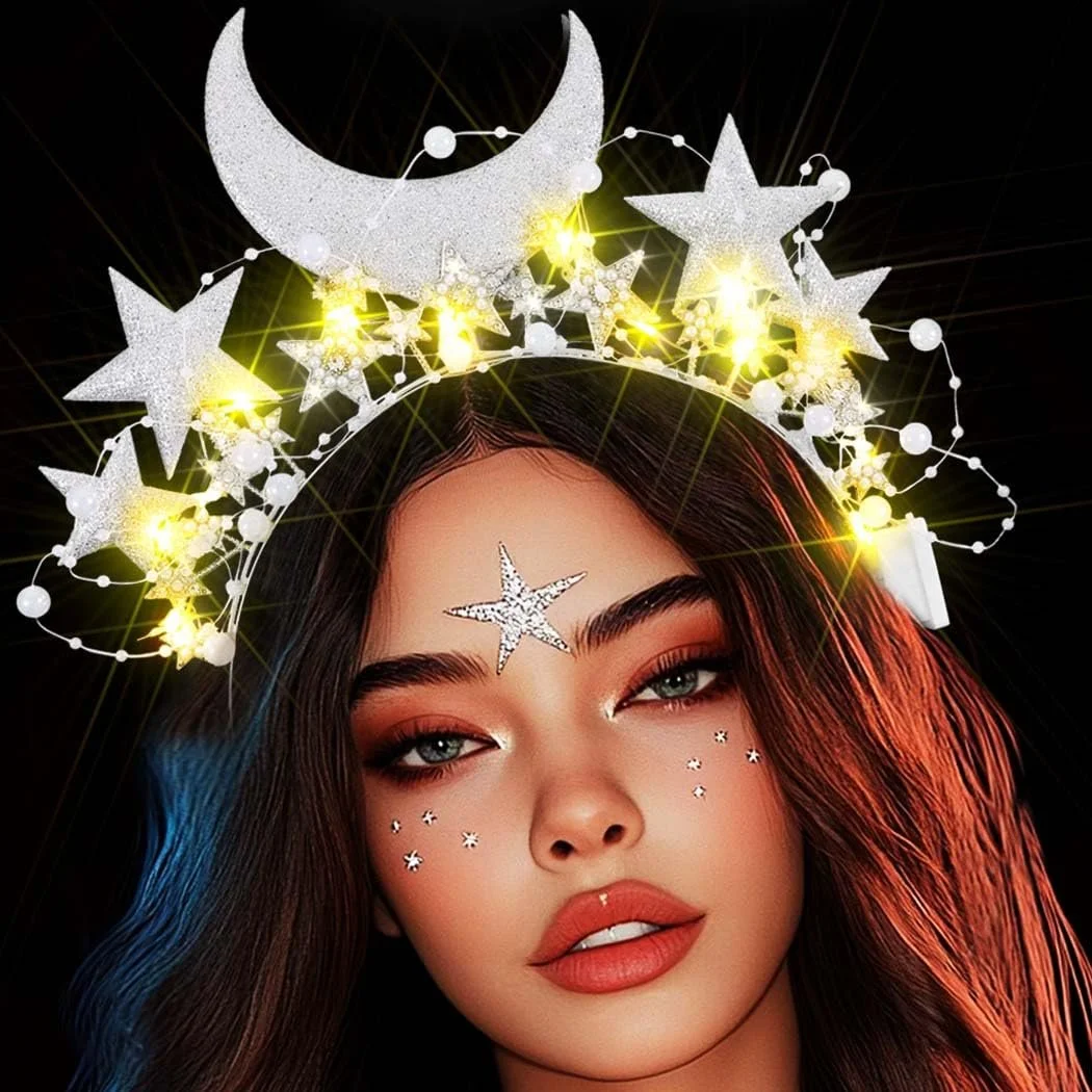 Обруч Рождественские огни Reaky Звезда, фото №1