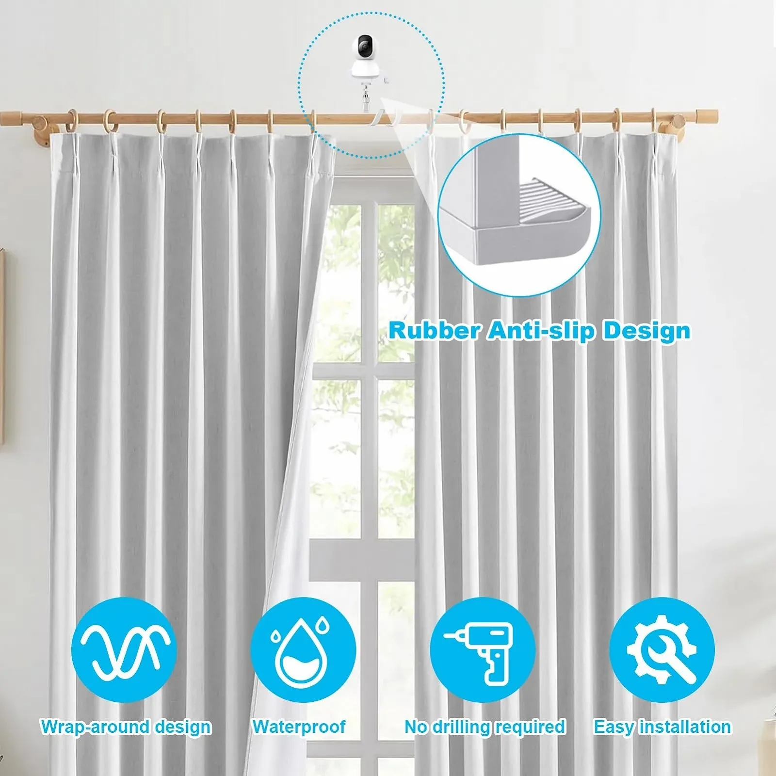 Тримач для відеоняні Baby Monitor Holder Універсальний регульований для Philips Avent / GHB / Momcozy, фото №4