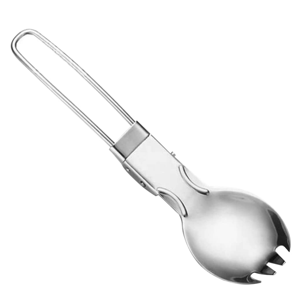 Спорк Camping Cutlery Вилка Ложка 2 в 1 Для подорожей, фото №4