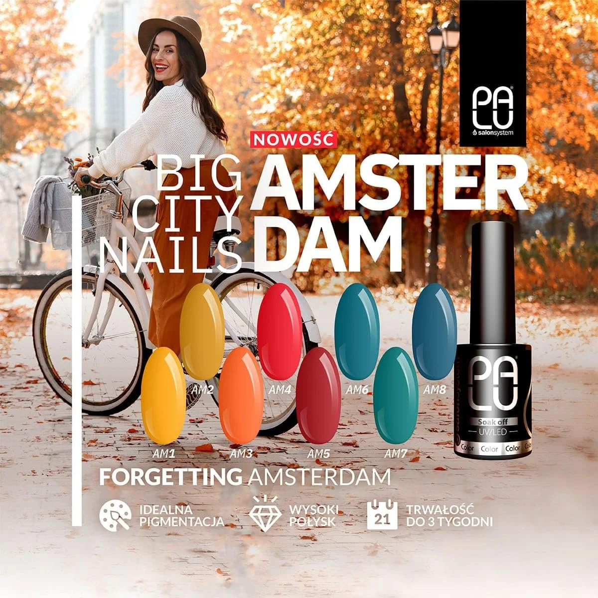 Гель-лак PALU AMSTERDAM AM7 Синий, фото №7 Гель-лак PALU AMSTERDAM AM7 Синий, фото №7