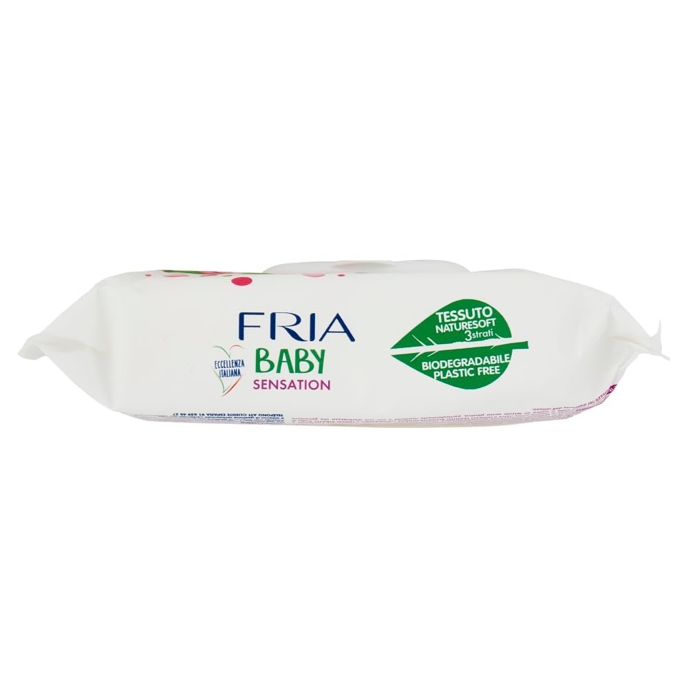 Салфетки Fria Baby Sensation С маслом ши, для нежной кожи, дерматологически протестированы, Maxi Эконом-упаковка 840 штук, фото №12
