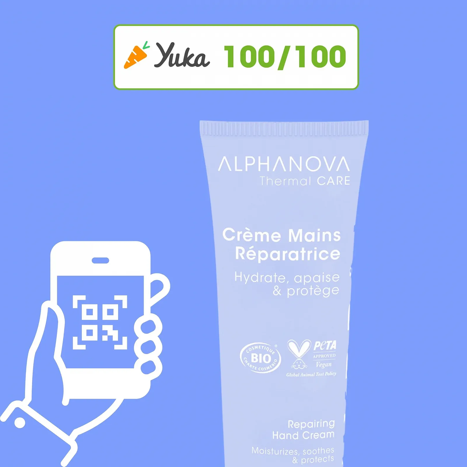 Крем для рук ALPHANOVA Sante Восстанавливающий Гиалуроновая Кислота Натуральный Органический сертифицированный 50 мл, фото №6