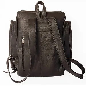 Рюкзак для ноутбука Large Leather 15.6 дюйма XL 1500 г Black Brown 709 ціна на synthetic.ua - Фото 1 Рюкзак для ноутбука Large Leather 15.6 дюйма XL 1500 г Black Brown 709 synthetic.ua - Фото 1