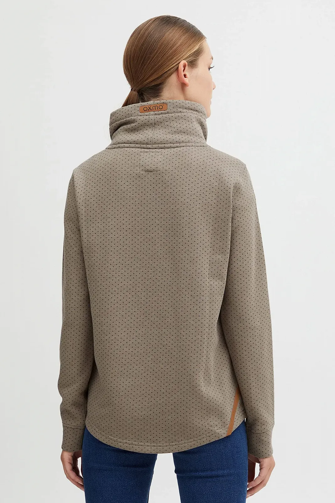 Светр OXMO OXAmini Tube SW Жіночий Довгий Пуловер Високий комір, фото №4