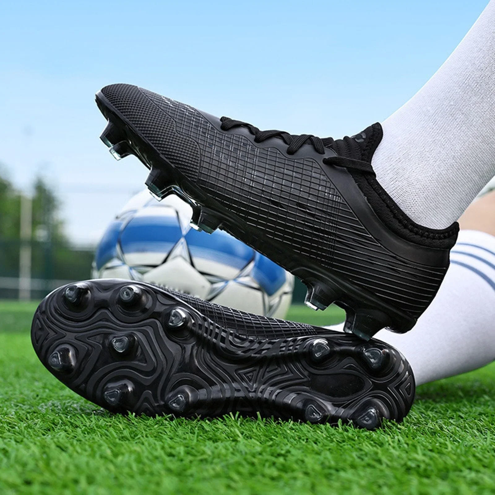 Футбольные Бутсы для Мальчиков, Футбольные Шипованные Детские Бутсы Multinocken, Multinoppschuhe, Размер 28-42, фото №5