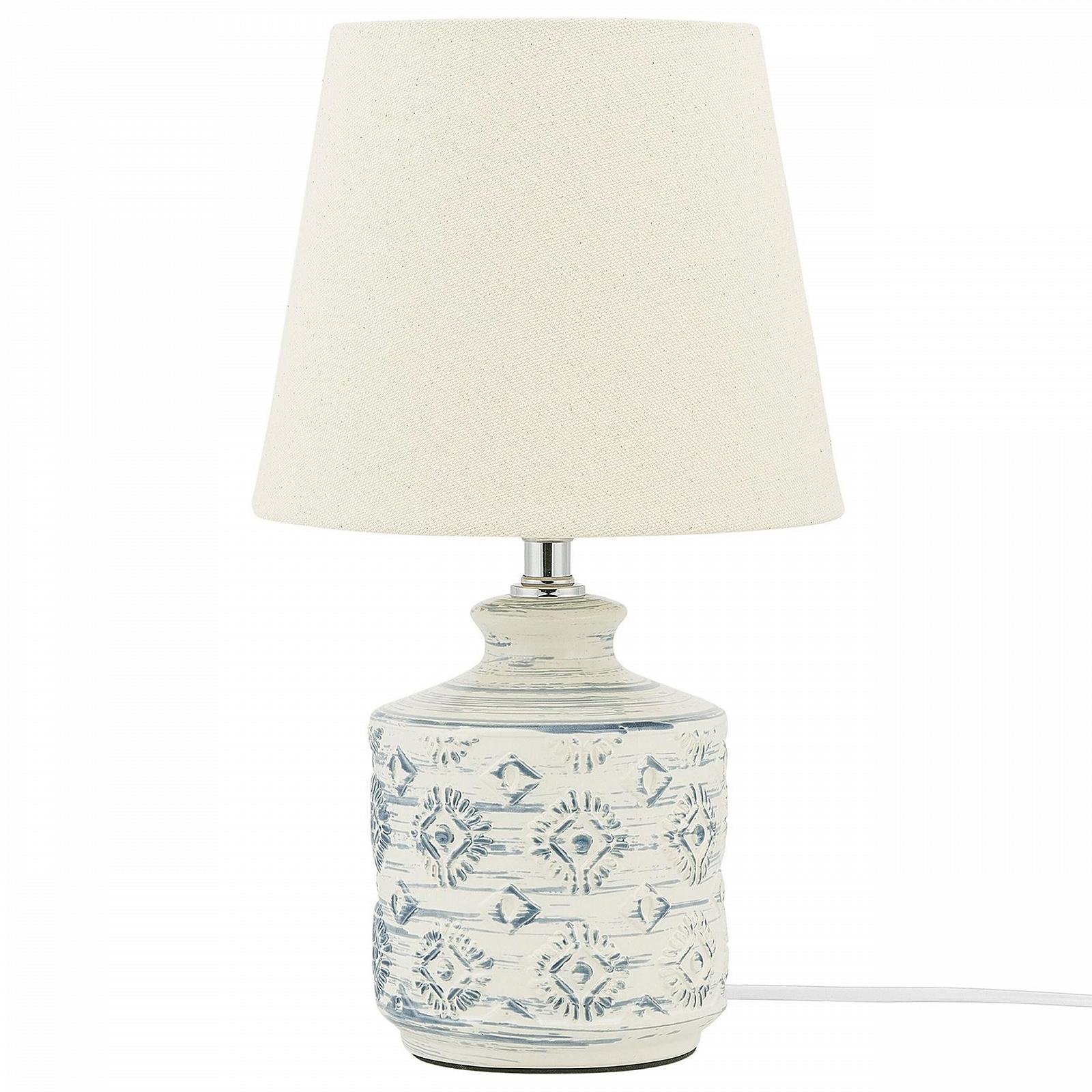 Настільна лампа Rosanna Декоративна Кераміка/Тканина Бежевий, фото №4