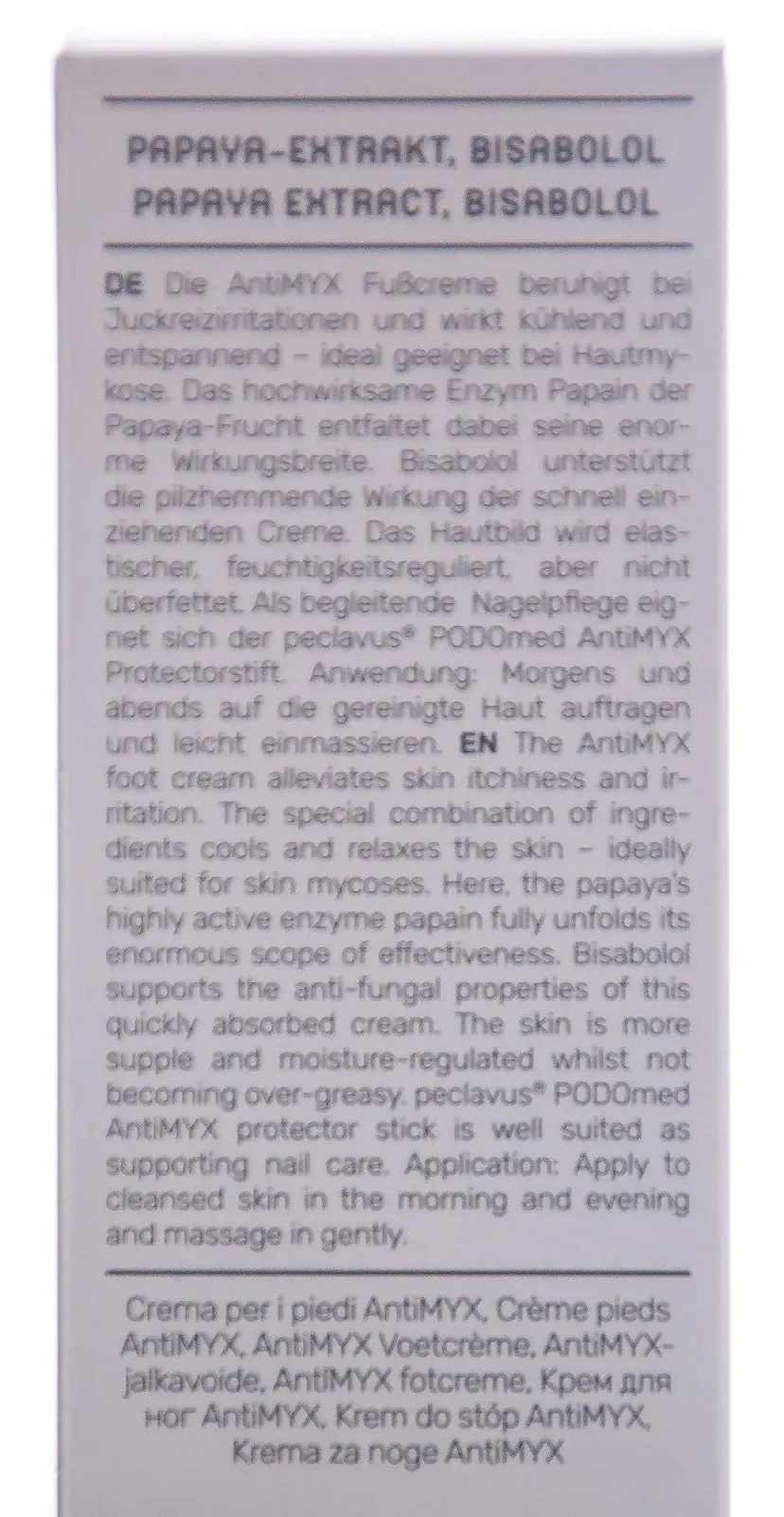 Крем для ног Peclavus Podomed AntiMYX 100 мл, фото №4 Крем для ног Peclavus Podomed AntiMYX 100 мл, фото №4