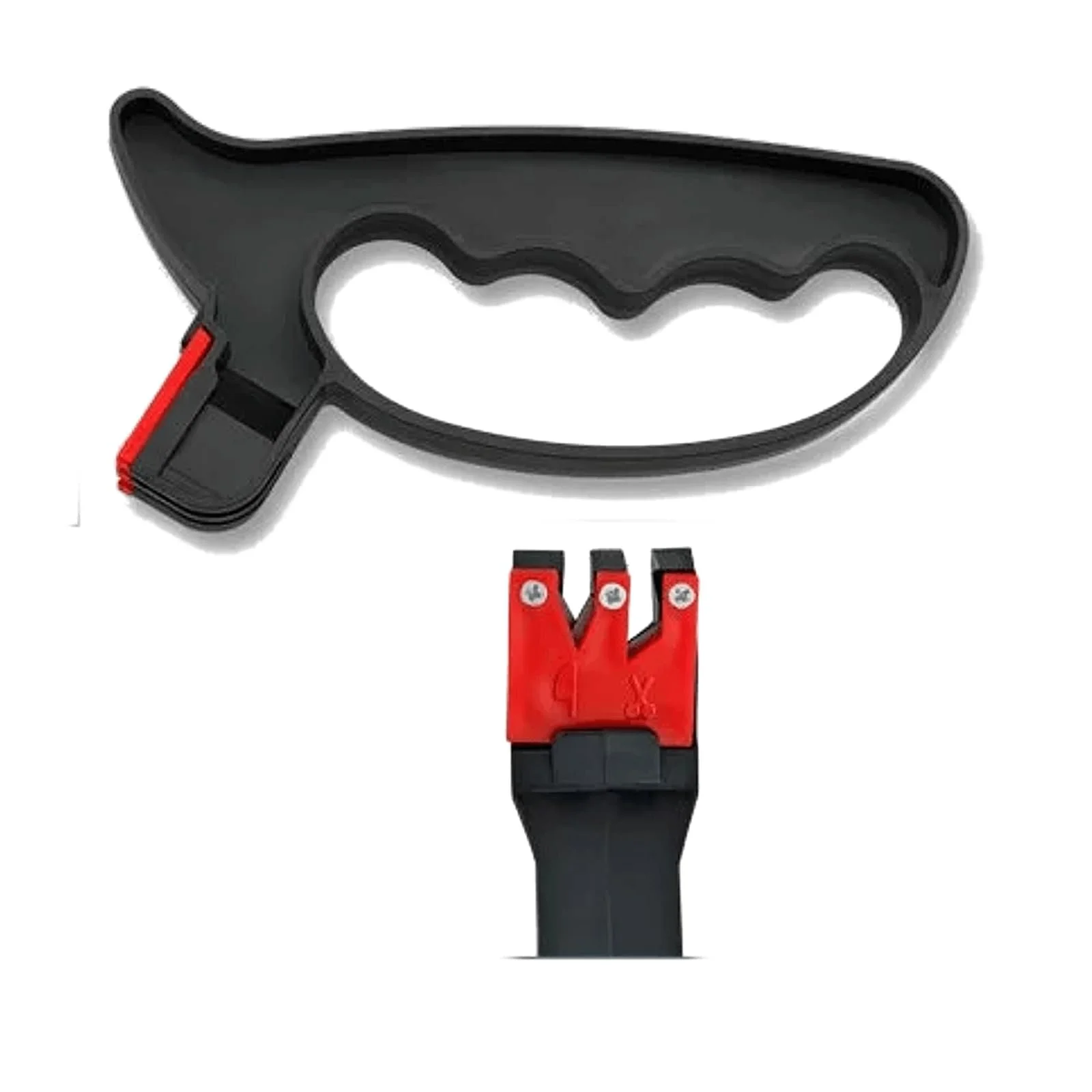 Точило для ножей и ножниц 2-в-1 с лезвиями из нержавеющей стали, фото №2