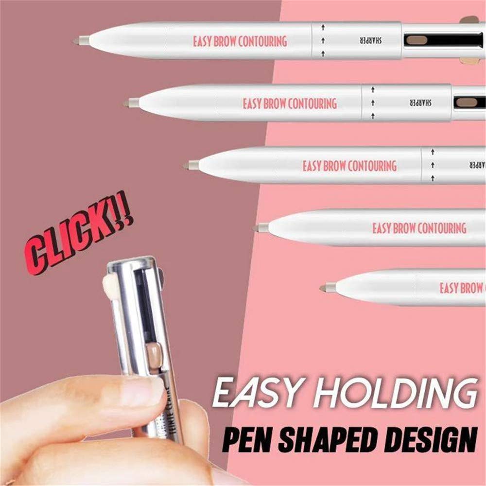 Карандаш для бровей 4-в-1 Водостойкий Поворотный, фото №6