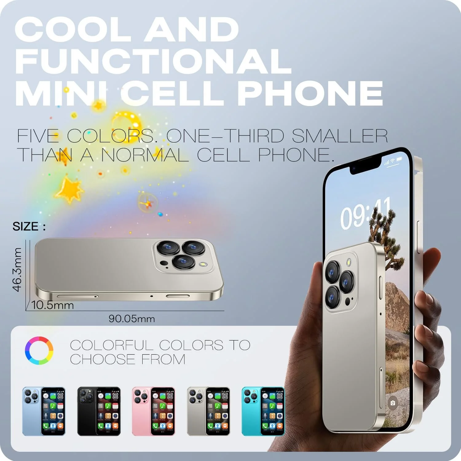 Смартфон XS18 2/16ГБ 3.0" 5.0Мп 900мАг Android 9.0 Blue, фото №3