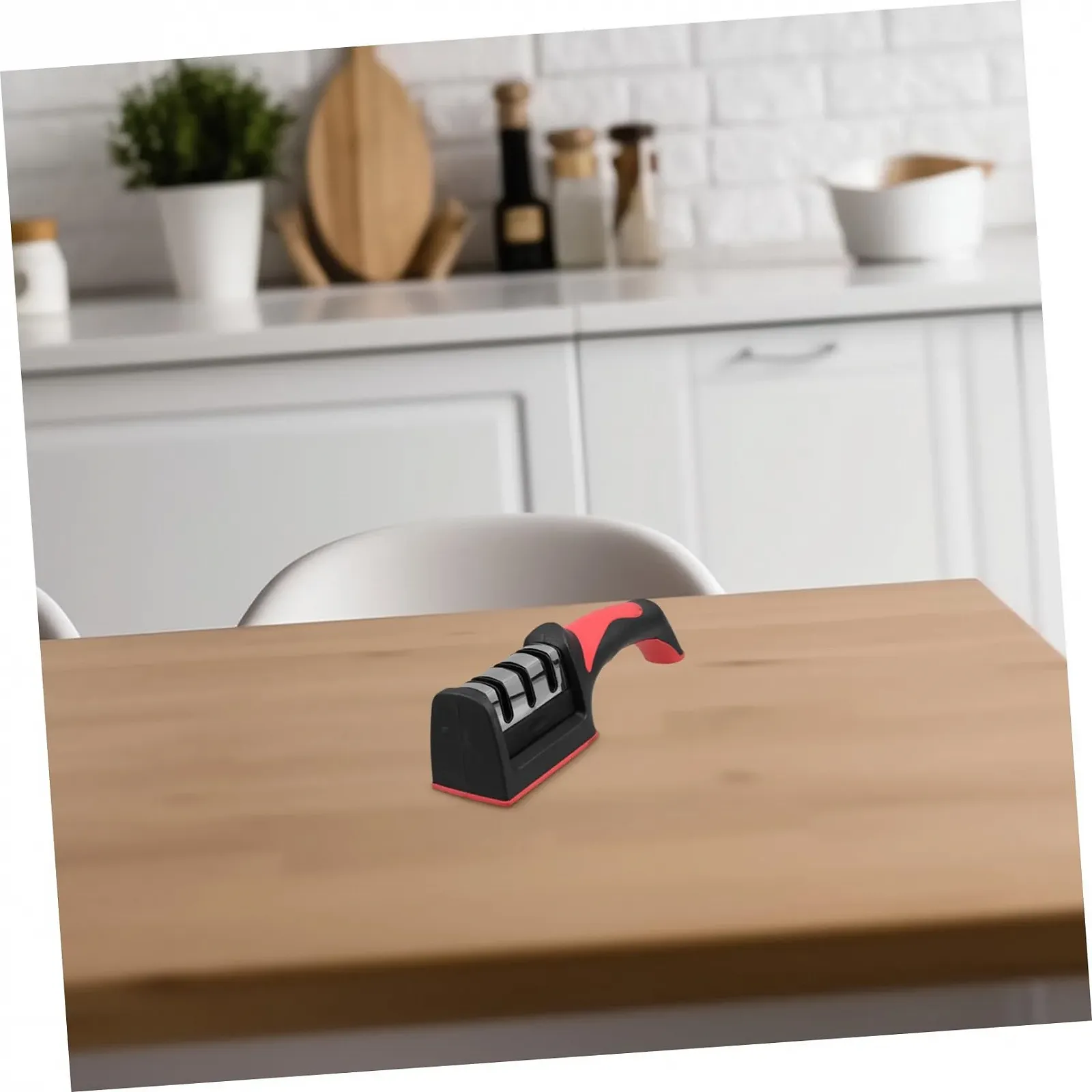 Точилка для ножей Ciieeo Ручная Механическая Нержавеющая сталь Черный, фото №6