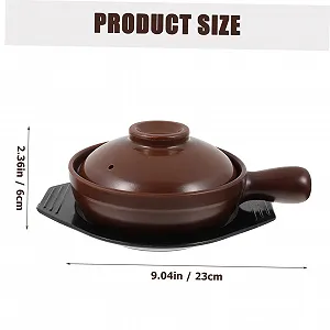 Кастрюля для запекания SOLUSTRE керамическая с крышкой набор synthetic.ua - Фото 1