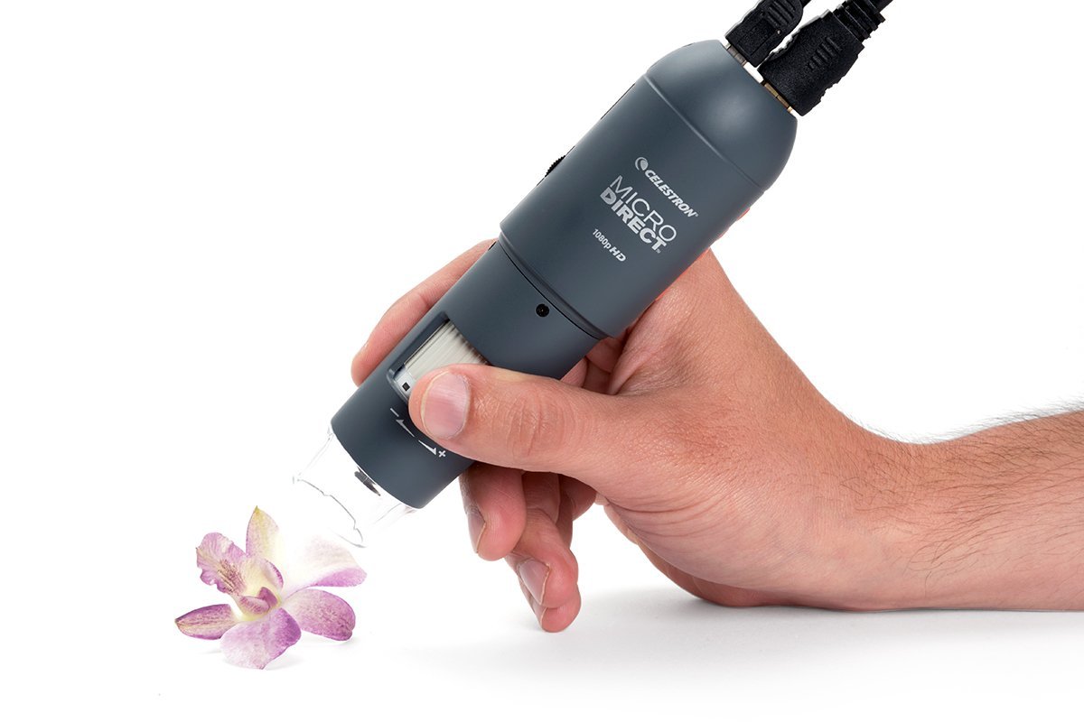 Микроскоп цифровой Celestron MicroDirect 1080P HDMI портативный - Зеленый, фото №3