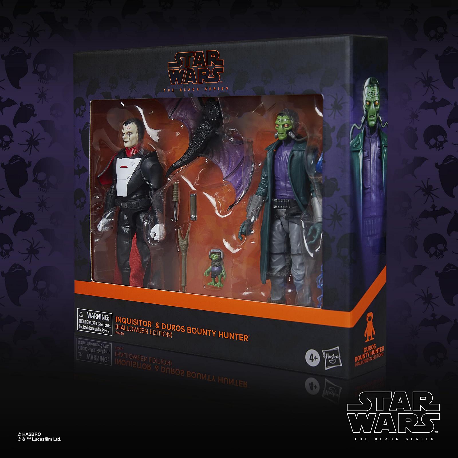 Набір фігурок Star Wars The Black Series Інквізитор та Дурос Мисливець за головами (Halloween Edition), масштаб 15 см, фото №6
