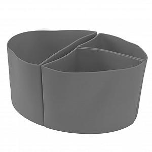 Вставка Tyenaza 3-в-1 для мультиварки 6QT силиконовая серая - Фото 1