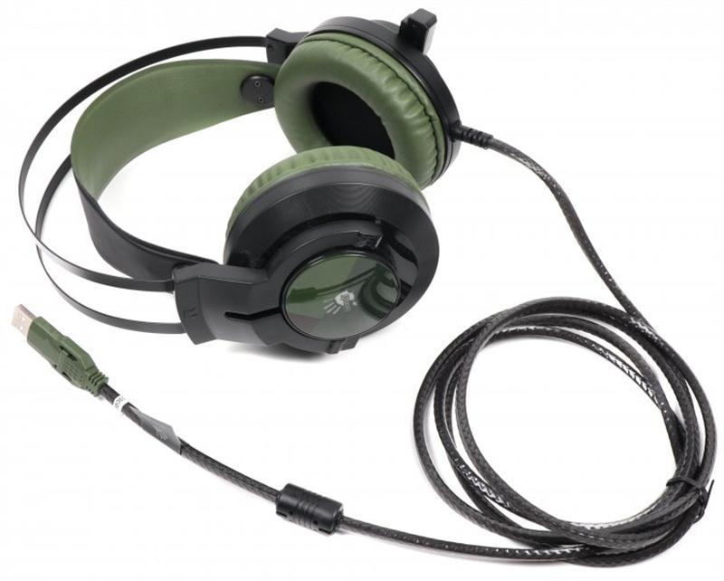 Гарнитура A4Tech Bloody J437 Army Green, фото №2