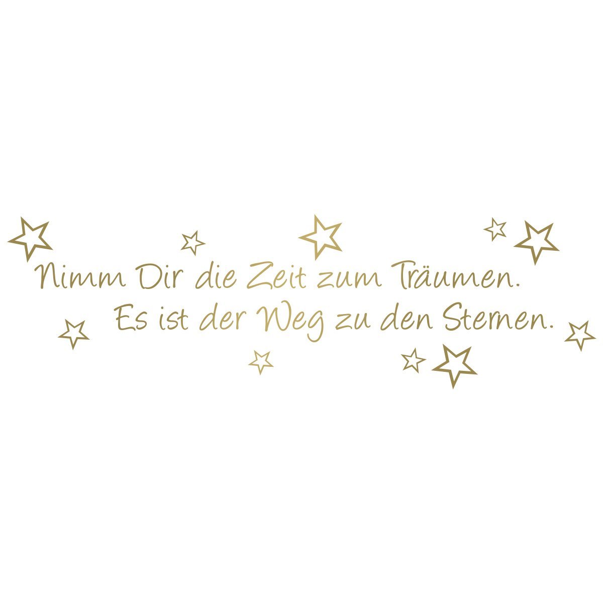 Наклейка на стіну Wandkings Nimm Dir die Zeit zum Träumen 10 stars 50 x 15 см, фото №3