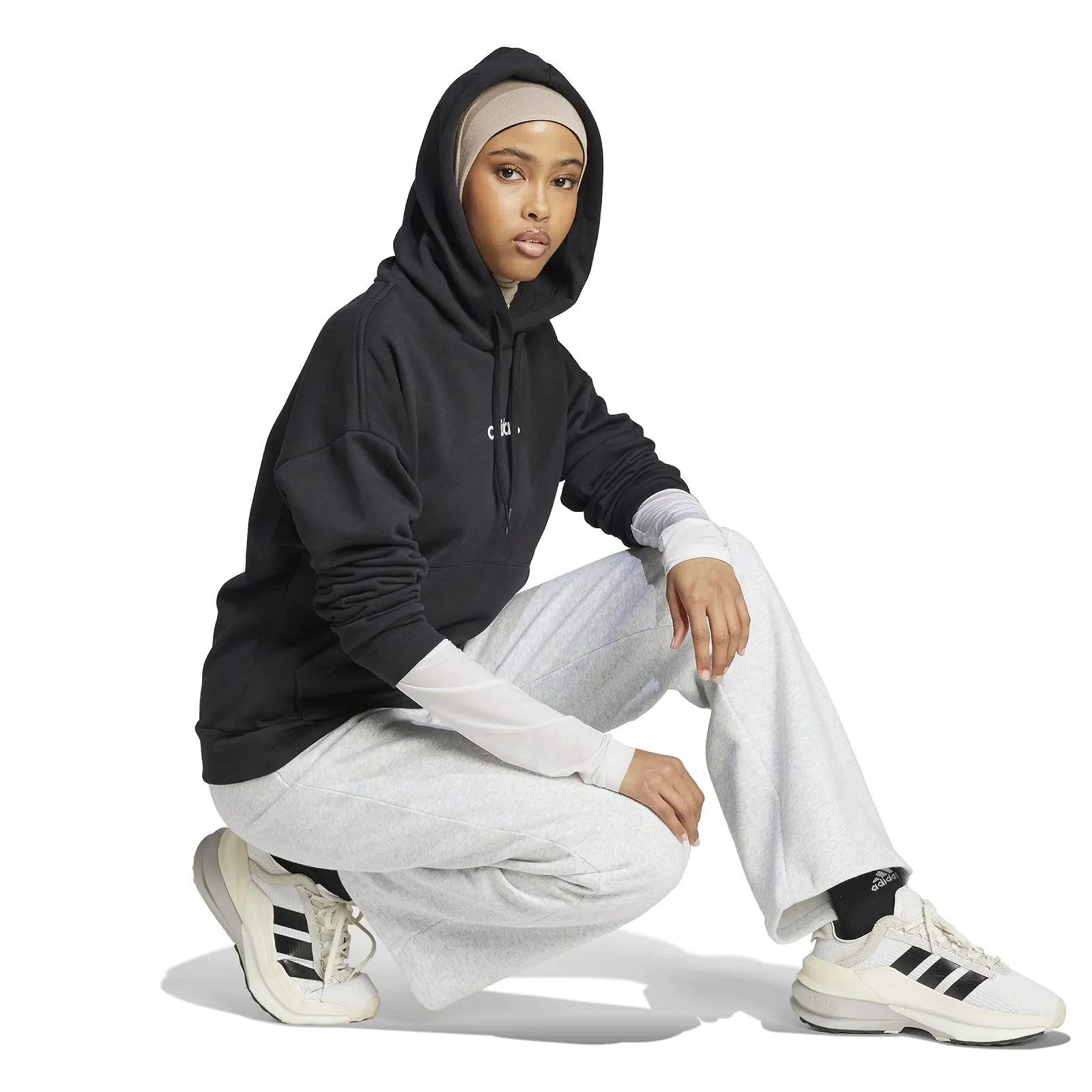 Женская Толстовка adidas Essentials Linear Fleece (1 шт. в упаковке), фото №5