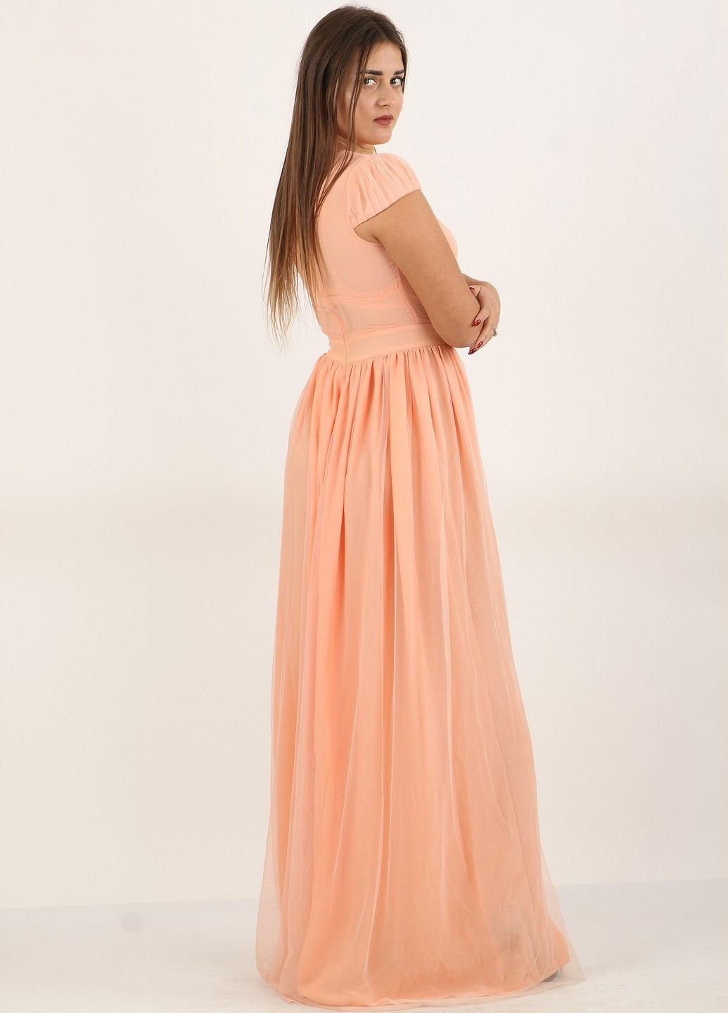Платье Enna Levoni S Персиковый (ND-4172-Peach), фото №5