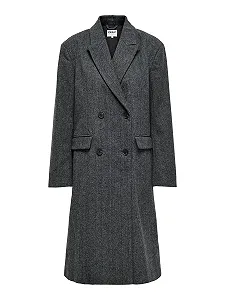 Пальто ONLY Onlwilla L/S Long Herringb Coat PNT Noos Жіноче - Фото 1