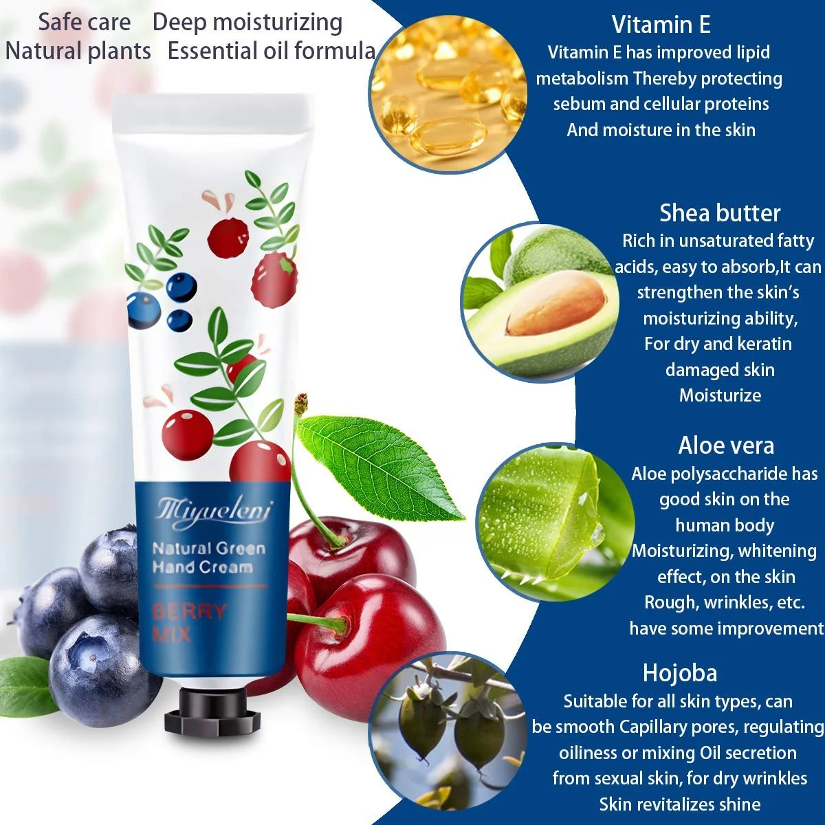 Крем для рук SmoBea Набір 20 штук x 30 мл, Міні-крем для рук Чотири сезони, фото №3