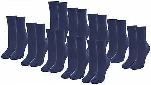 Носки Хлопковые Классические MARILYN, One Size, Черный/Серый/Синий/Белый, упаковка 5/10 - Фото 1