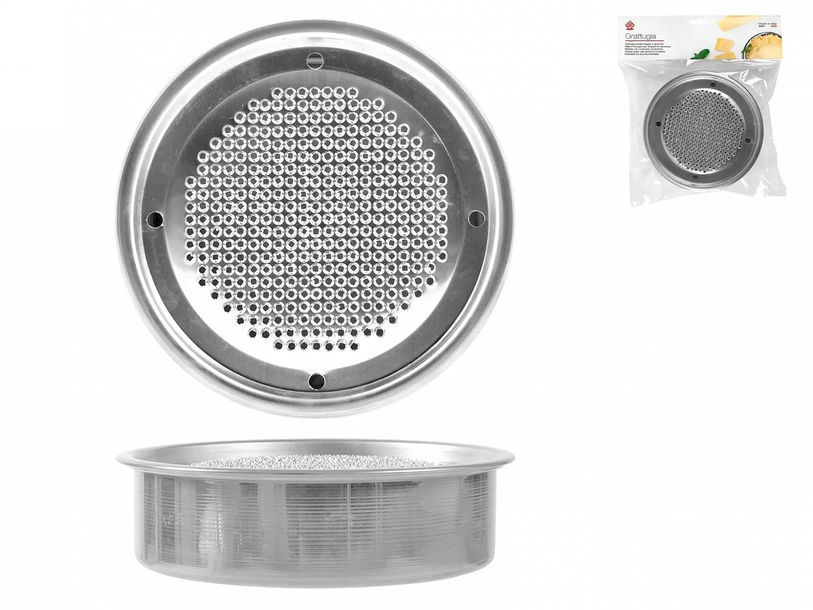 Терка Кругла Habi Bari 2544718 Алюміній 18 см, фото №1