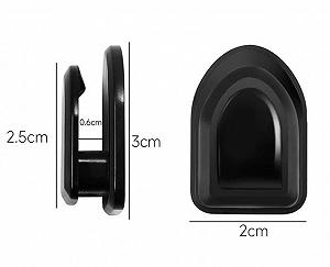 Универсальный крючок автомобильный iCar 8 шт Черный 050733 synthetic.ua - Фото 1