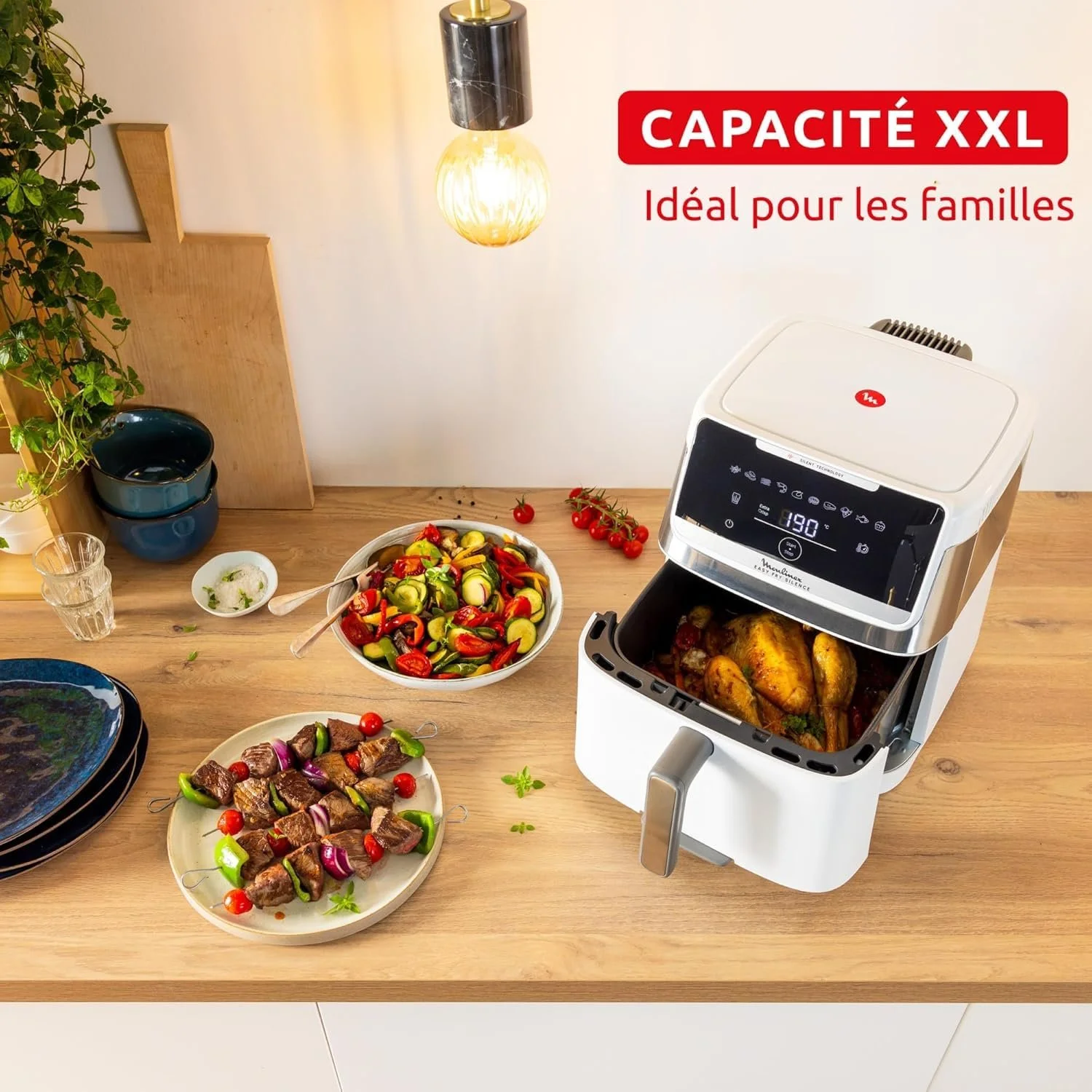 Мультипіч Moulinex Easy Fry Silence EZ8421 7 л 10 режимів Білий, фото №5 Мультипіч Moulinex Easy Fry Silence EZ8421 7 л 10 режимів Білий, фото №5