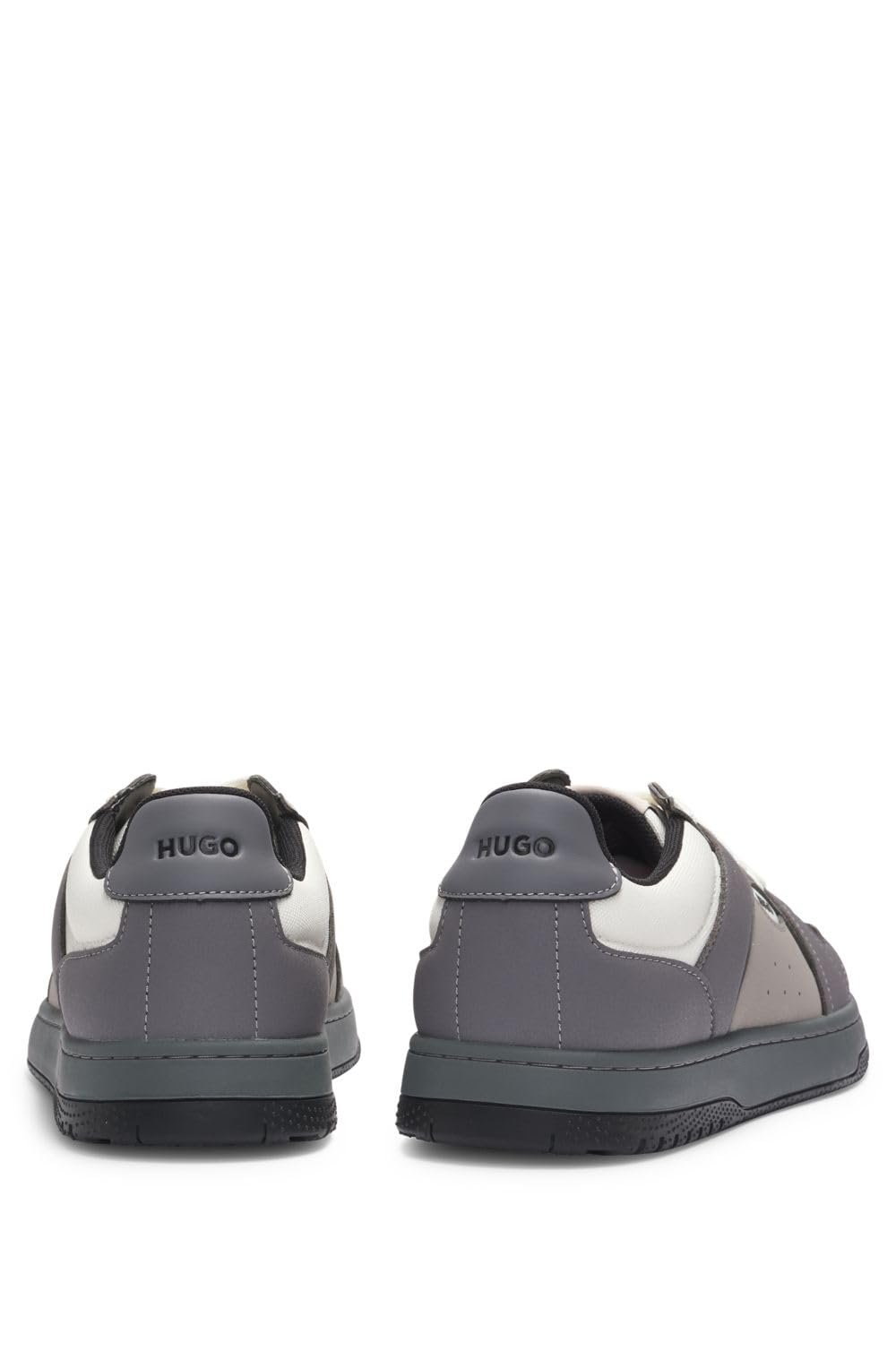 Кросівки HUGO Hadrian Tenn З різних матеріалів з деталями зі штучної шкіри нубук, фото №3