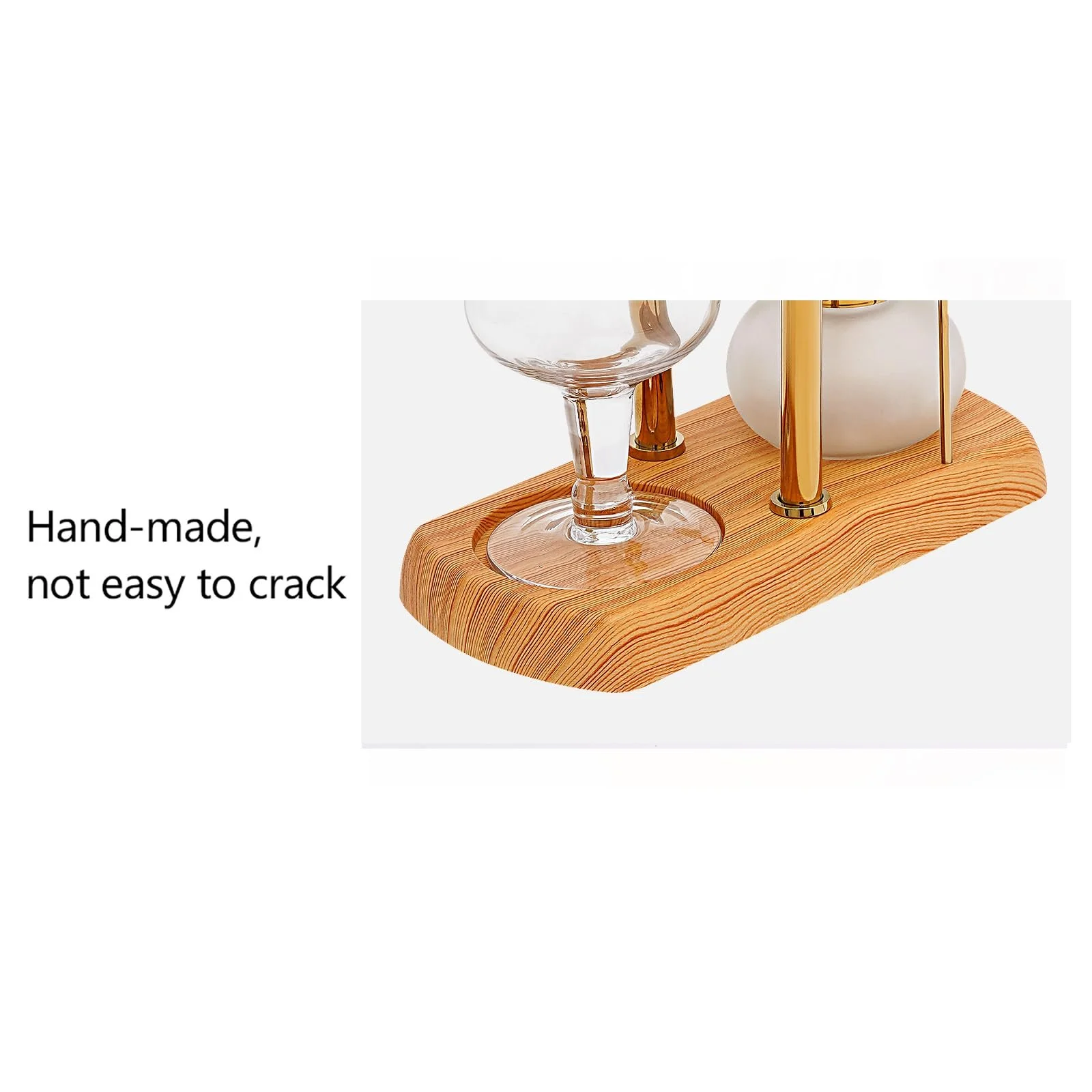 Кофеварка сифонная портативная золотая, фото №8