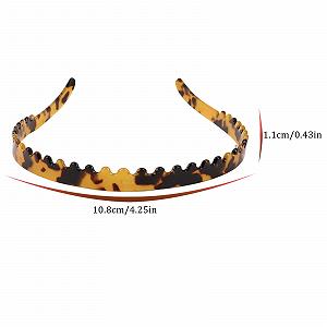 Обруч Aцетатный Леопардовый принт, 4 шт. synthetic.ua - Фото 1