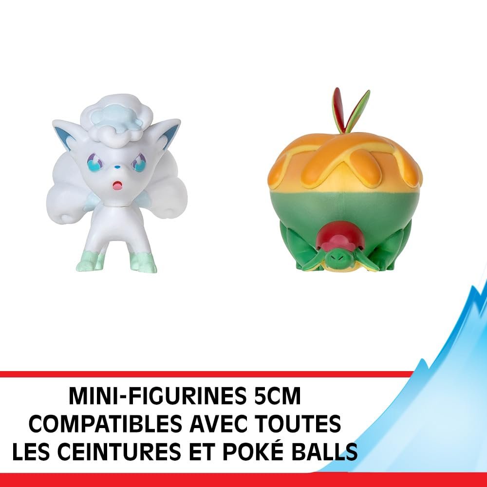 Фігурки Bandai Pokémon Bisasam Glumanda Schiggy Nosferapti Goupix d'Alola Dratatin Porygon Lucario, 5-8 см, 8 шт., фото №5