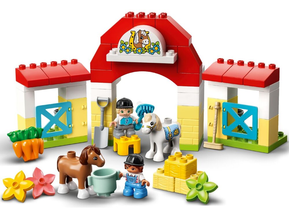 Дитячий конструктор LEGO Конюшня для коня та поні 10951, фото №2