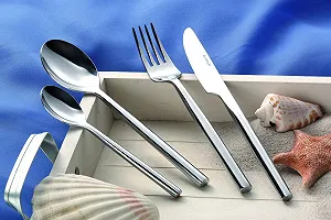 Набор столовых приборов Esmeyer Silke 142-030, 24 предмета, полированная кованая сталь 18/0 synthetic.ua - Фото 1