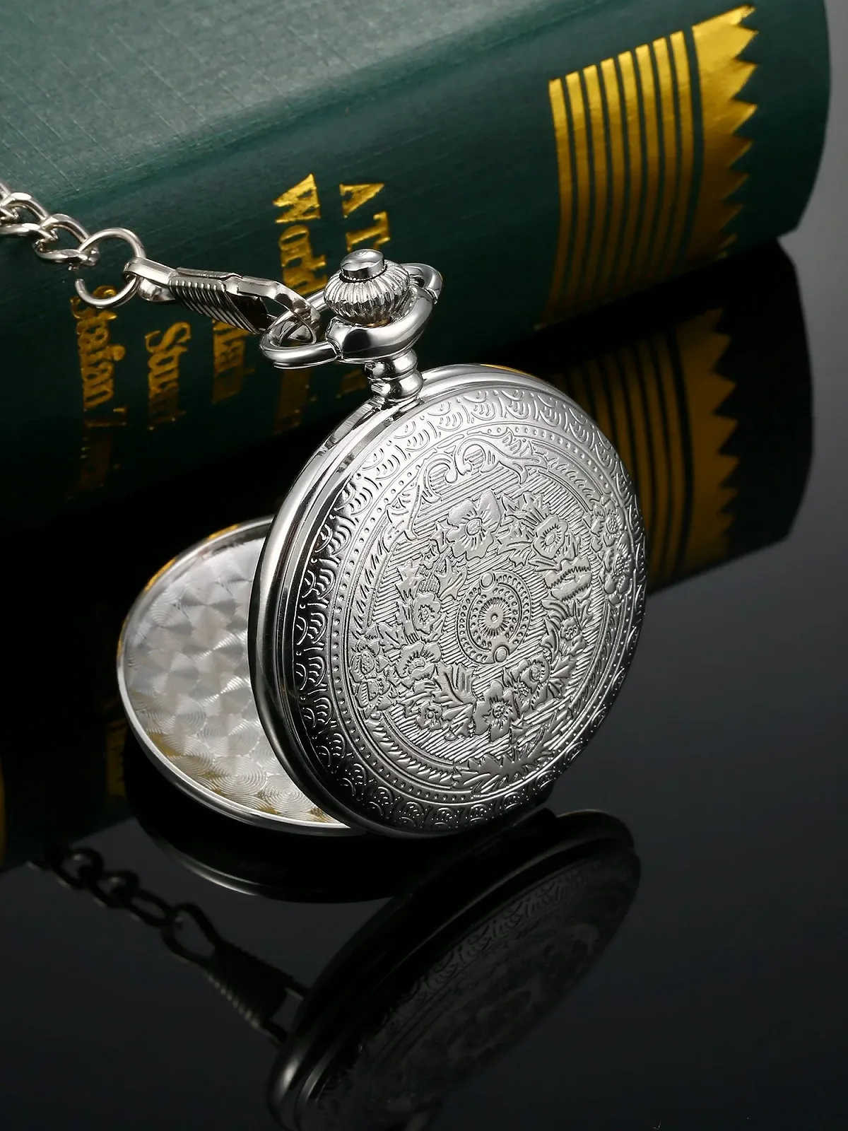 Мужские карманные аналоговые кварцевые часы Hicarer, фото №5