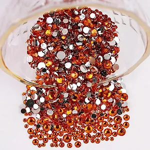 Круглі стрази різних розмірів 2000 штук Блискучі прикраси - Фото 1