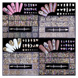 Стрази yaoqijie Діамант Скло 2500шт, Колір: Jet Hemitate synthetic.ua - Фото 1