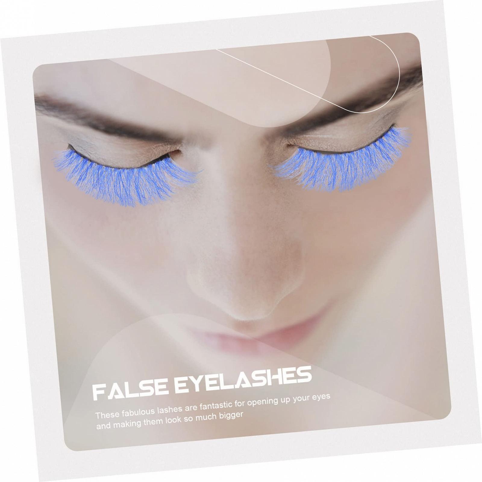 20 пар Кольорові 3D Гнучкі Самоклеючі Штучні Вії Party-wimpern Одежа М'які Мадемуазель Імітація Від, фото №4 20 пар Кольорові 3D Гнучкі Самоклеючі Штучні Вії Party-wimpern Одежа М'які Мадемуазель Імітація Від, фото №4