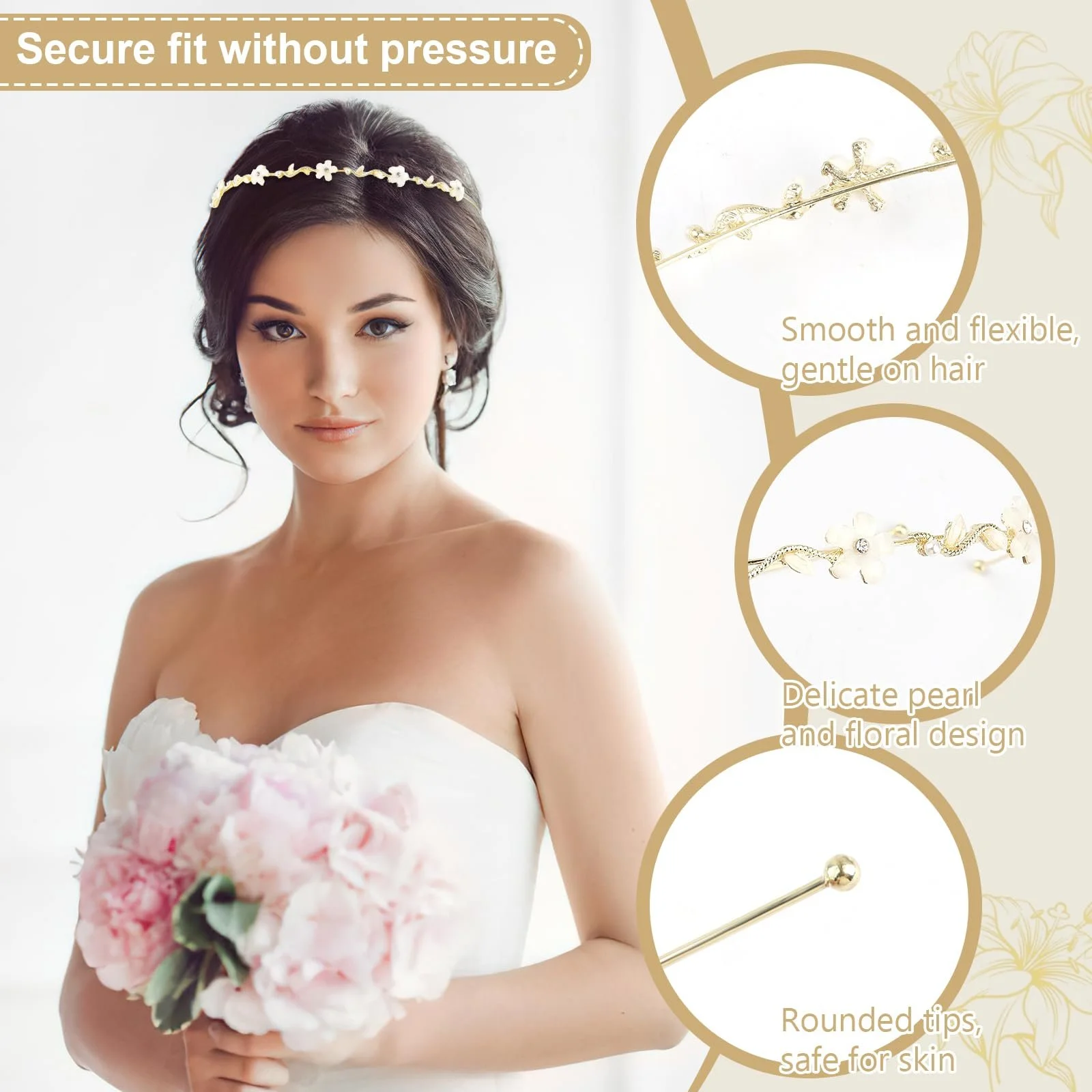 Свадебный Обруч для волос Женский, фото №3 Свадебный Обруч для волос Женский, фото №3