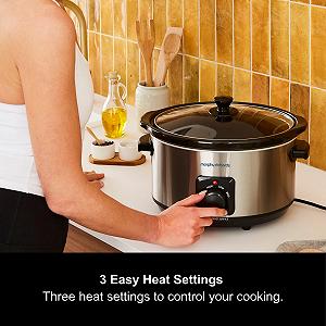 Мультиварка Morphy Richards 461013EER 6.5 л Алюминий/Матовая нержавеющая сталь synthetic.ua - Фото 1