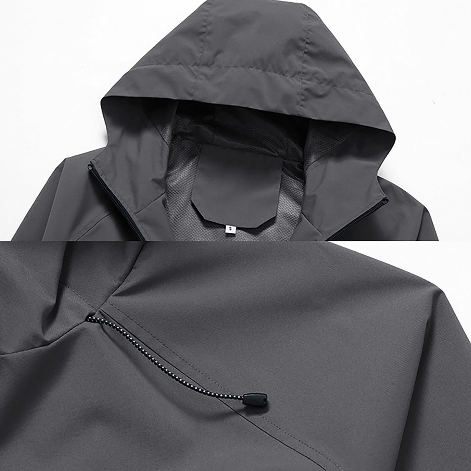 Дощовик Жіночий Водонепроникний Вітрозахисний Дихаючий Гірська Куртка, фото №5